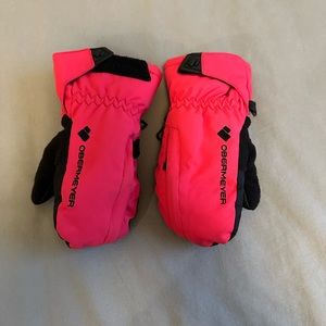 Obermeyer Gauntlet Youth mitten pink small